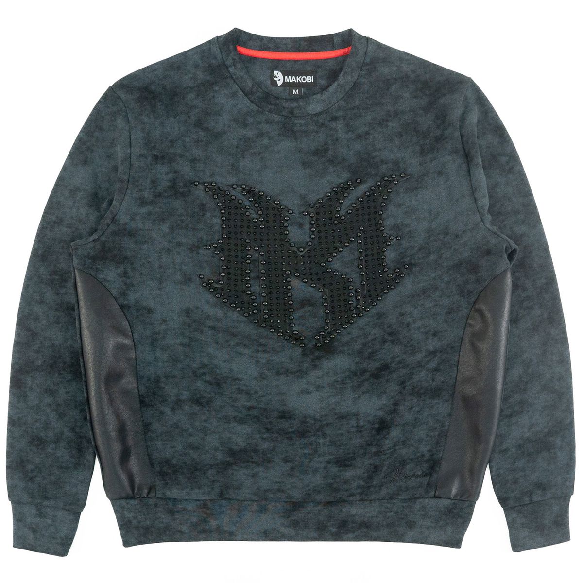 Makobi Lorenzino MK Crewneck from On Time Fashions – Sweater by Makobi, Birmingham AL’s 1 fashion store and premier destination for streetwear, suits, kids fashion, and big & tall