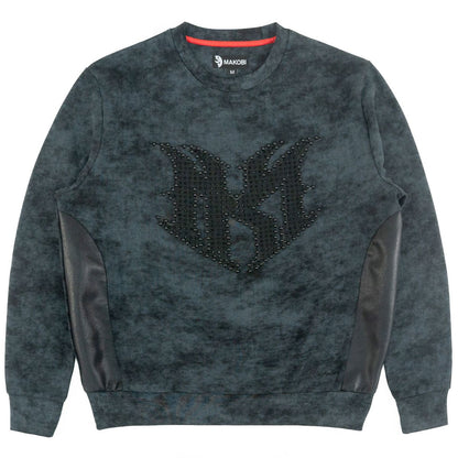 Makobi Lorenzino MK Crewneck from On Time Fashions – Sweater by Makobi, Birmingham AL’s 1 fashion store and premier destination for streetwear, suits, kids fashion, and big & tall