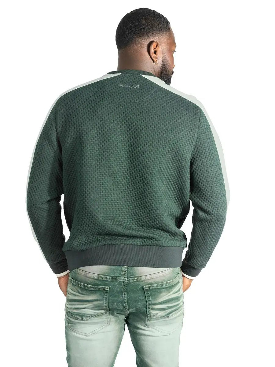 Makobi Lorenzo Jacquard Crewneck by Makobi