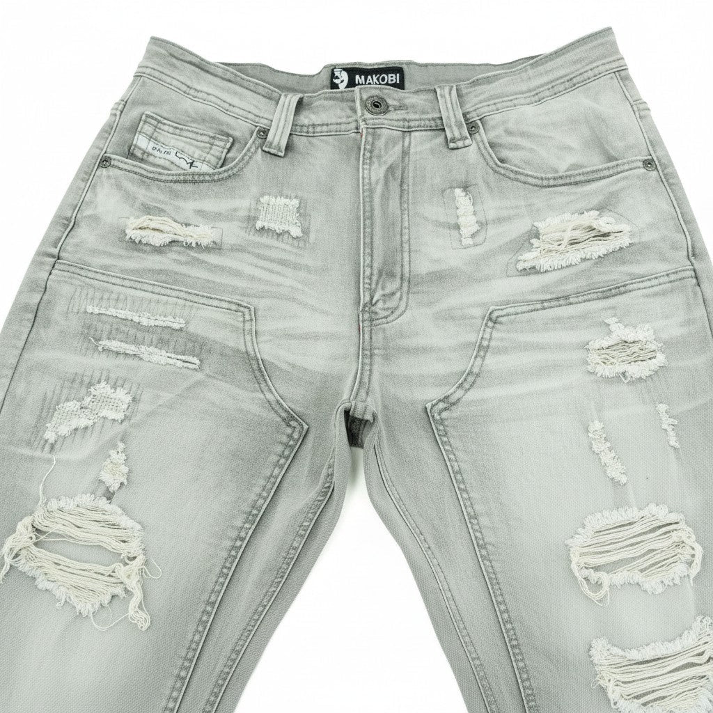 Makobi Prego Denim Shorts from On Time Fashions – Shorts by Makobi, Birmingham AL’s 1 fashion store and premier destination for streetwear, suits, kids fashion, and big & tall