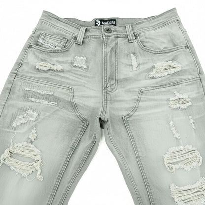 Makobi Prego Denim Shorts from On Time Fashions – Shorts by Makobi, Birmingham AL’s 1 fashion store and premier destination for streetwear, suits, kids fashion, and big & tall