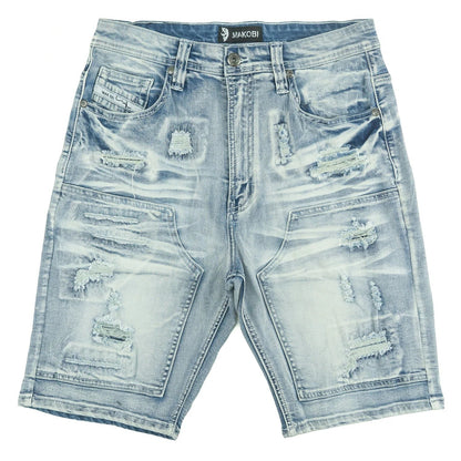 Makobi Prego Denim Shorts from On Time Fashions – Shorts by Makobi, Birmingham AL’s 1 fashion store and premier destination for streetwear, suits, kids fashion, and big & tall