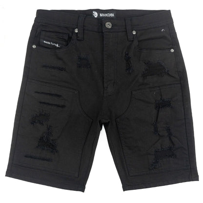 Makobi Prego Denim Shorts from On Time Fashions – Shorts by Makobi, Birmingham AL’s 1 fashion store and premier destination for streetwear, suits, kids fashion, and big & tall