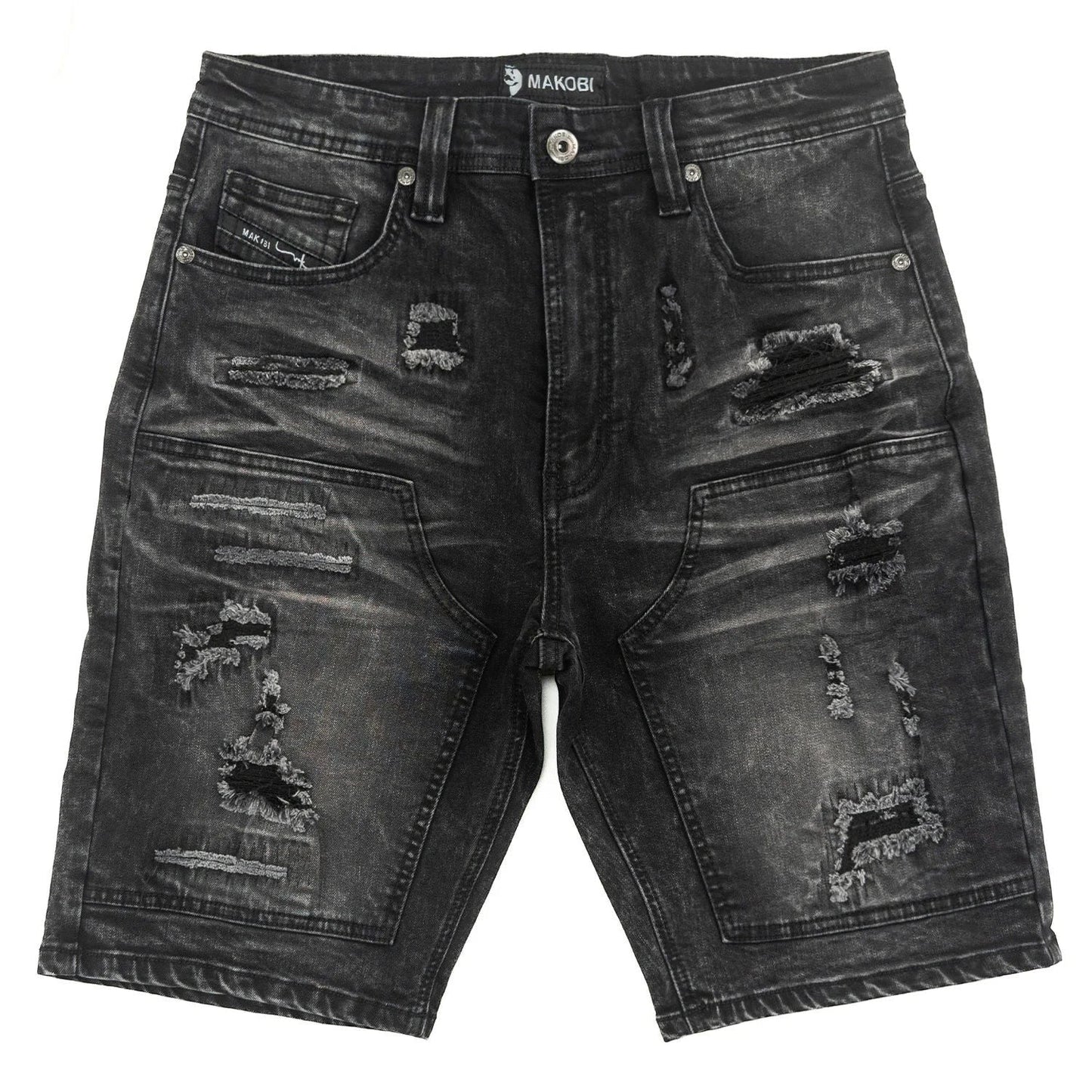 Makobi Prego Denim Shorts from On Time Fashions – Shorts by Makobi, Birmingham AL’s 1 fashion store and premier destination for streetwear, suits, kids fashion, and big & tall