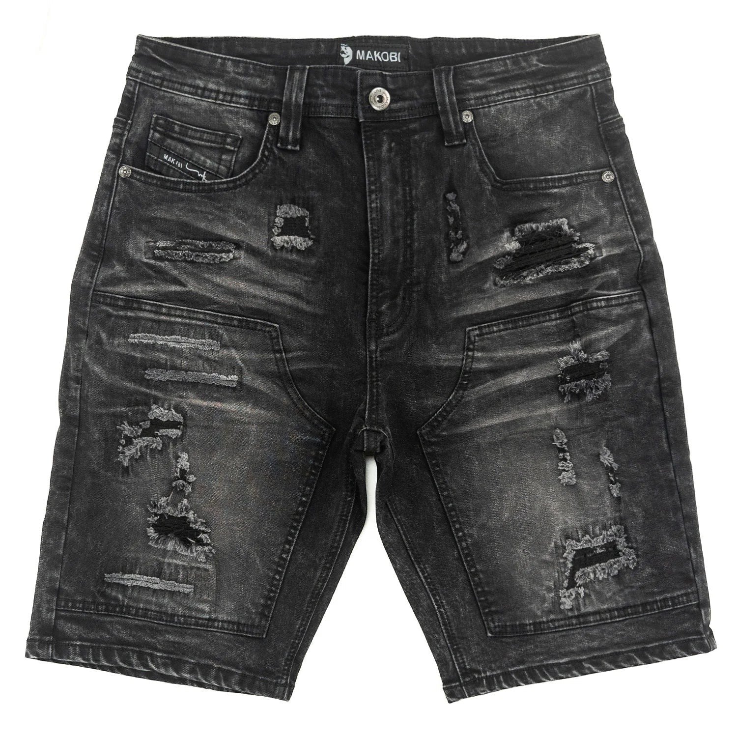 Makobi Prego Denim Shorts from On Time Fashions – Shorts by Makobi, Birmingham AL’s 1 fashion store and premier destination for streetwear, suits, kids fashion, and big & tall