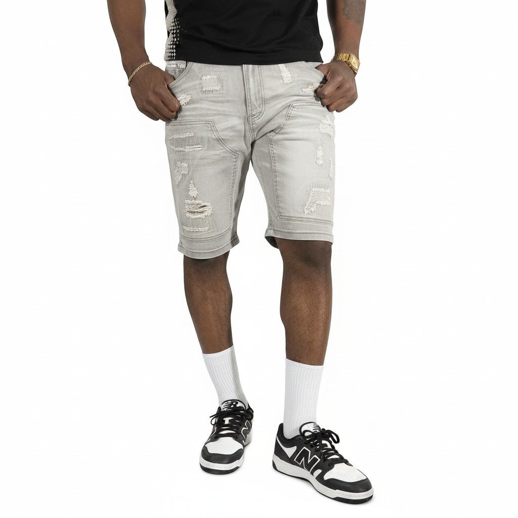 Makobi Prego Denim Shorts from On Time Fashions – Shorts by Makobi, Birmingham AL’s 1 fashion store and premier destination for streetwear, suits, kids fashion, and big & tall