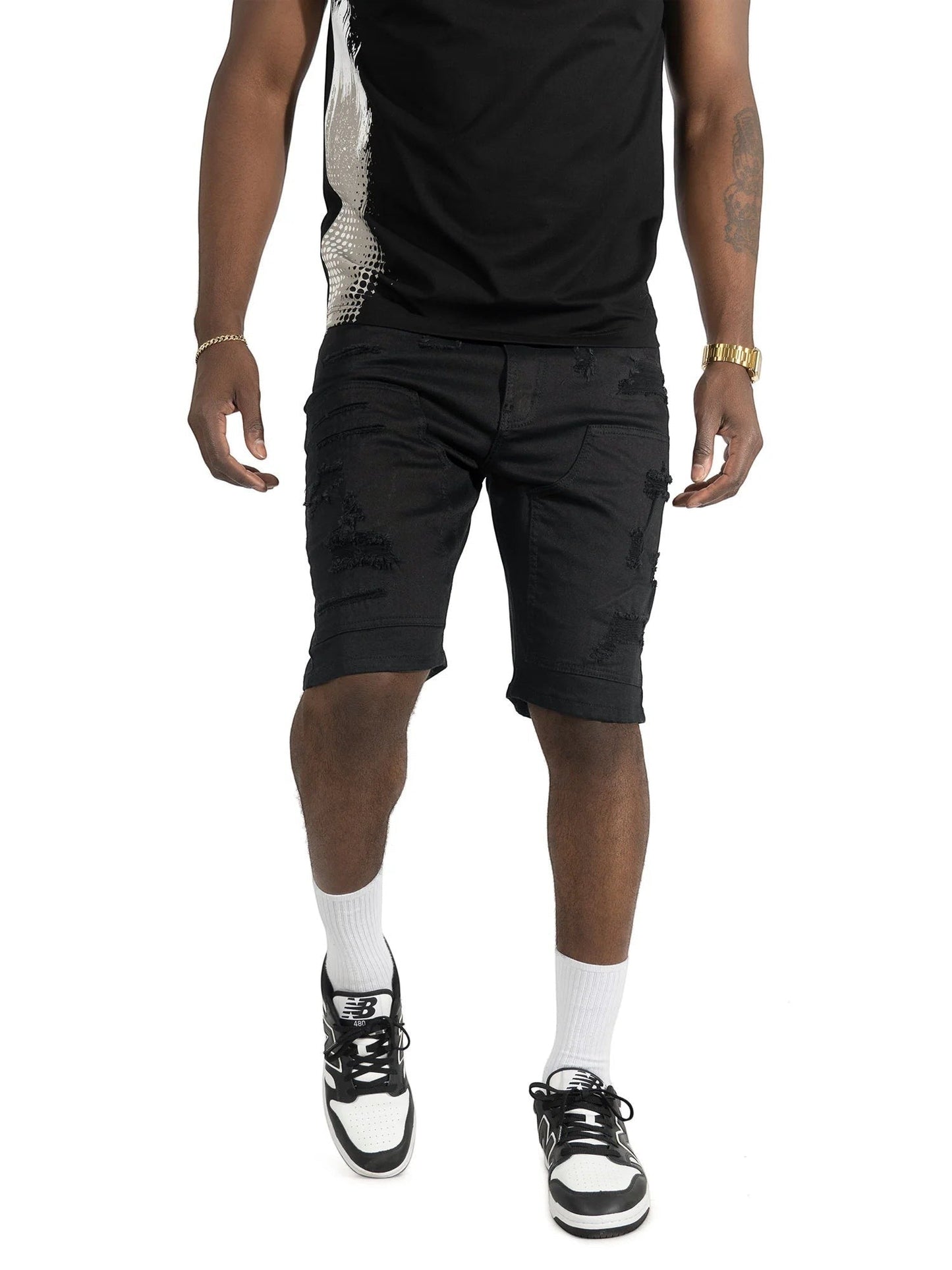 Makobi Prego Denim Shorts from On Time Fashions – Shorts by Makobi, Birmingham AL’s 1 fashion store and premier destination for streetwear, suits, kids fashion, and big & tall