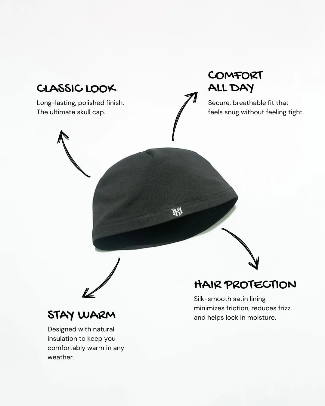 Makobi Skully Hat from On Time Fashions – Beanie by Makobi, Birmingham AL’s 1 fashion store and premier destination for streetwear, suits, kids fashion, and big & tall