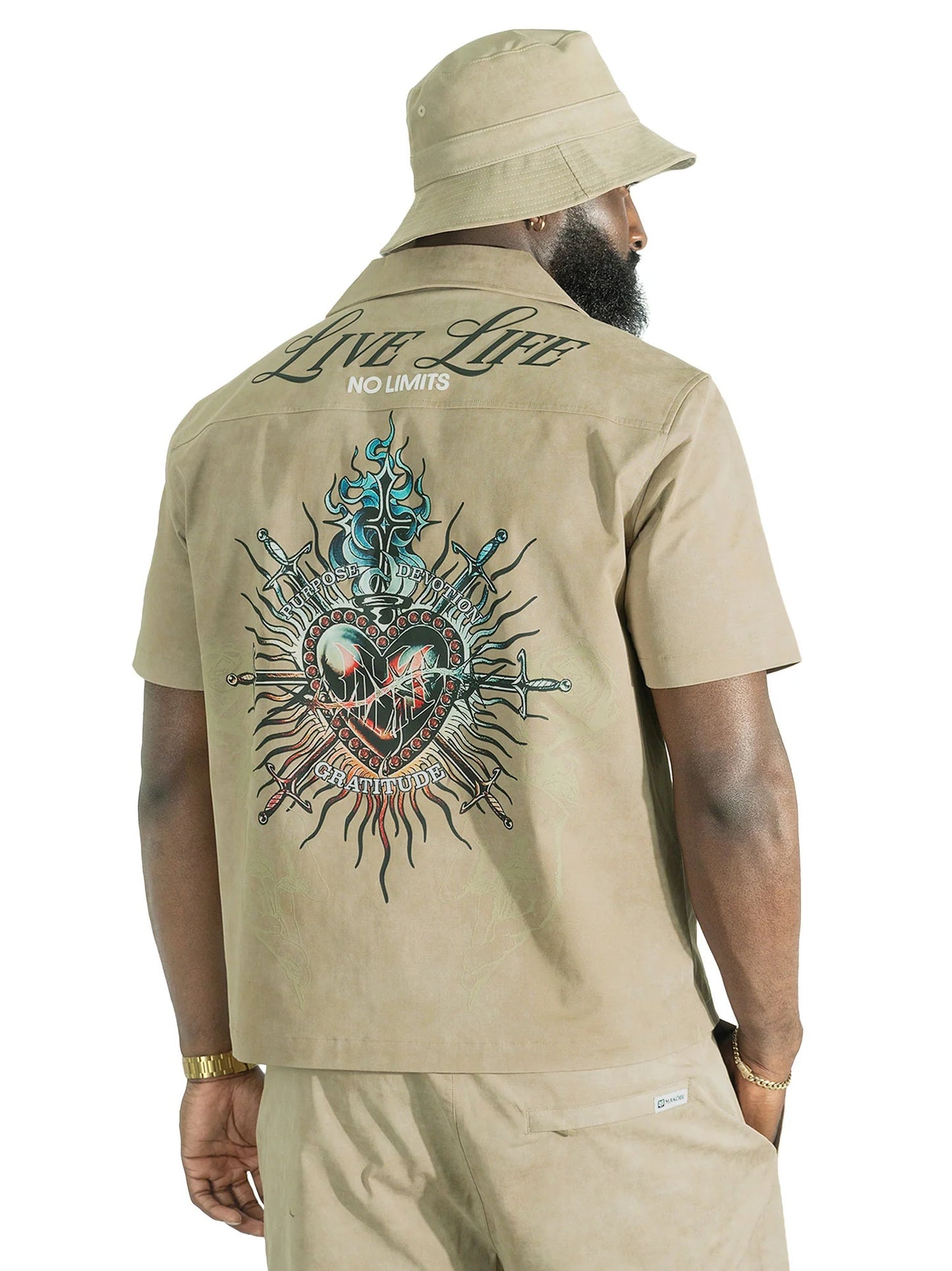 Makobi Vivere Twill Short Set from On Time Fashions – Short Set by Makobi, Birmingham AL’s 1 fashion store and premier destination for streetwear, suits, kids fashion, and big & tall