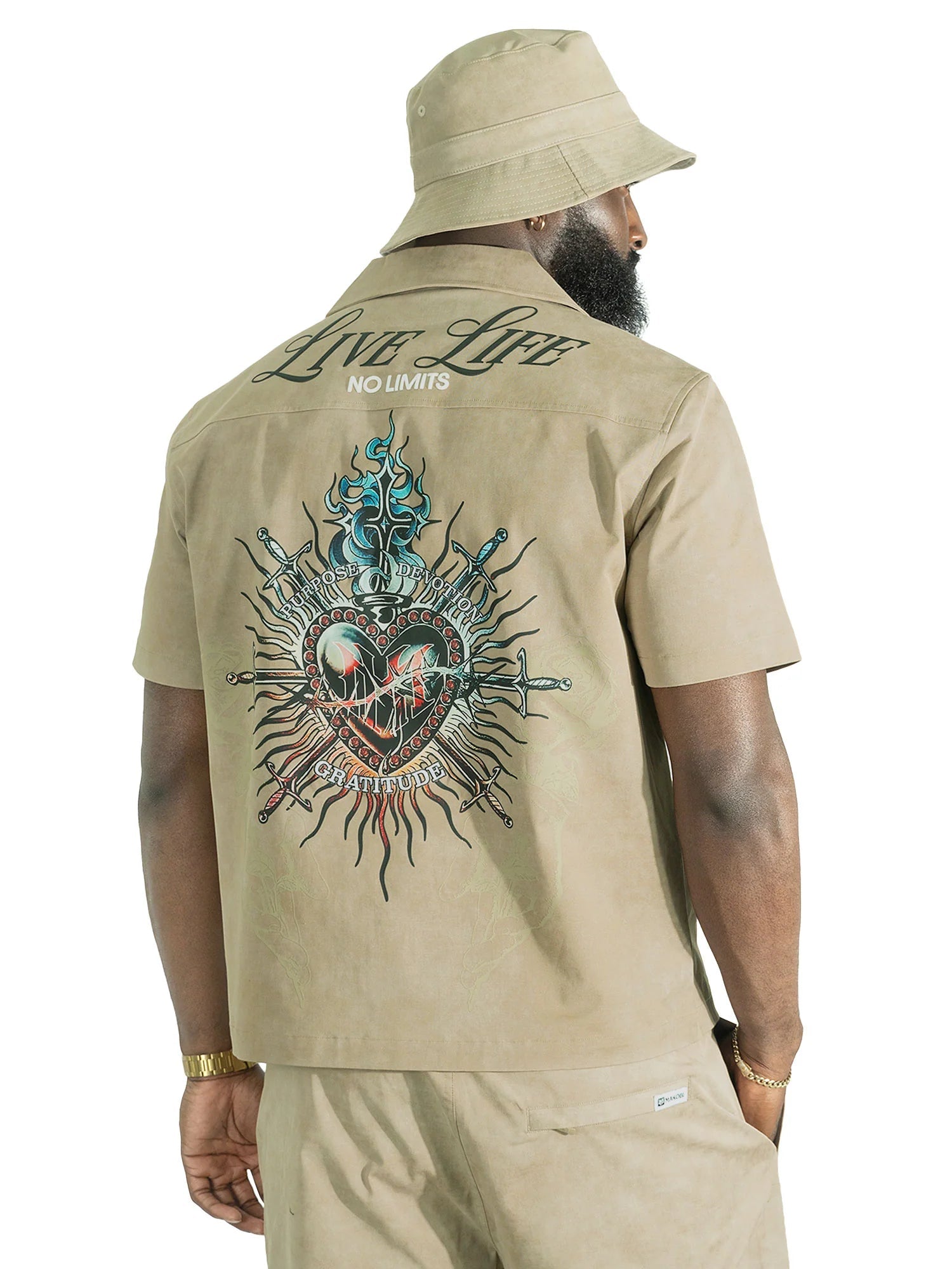 Makobi Vivere Twill Short Set from On Time Fashions – Short Set by Makobi, Birmingham AL’s 1 fashion store and premier destination for streetwear, suits, kids fashion, and big & tall