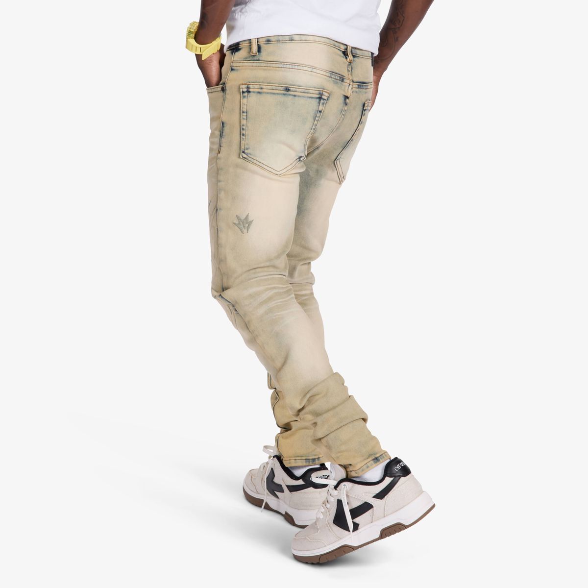 Melee Denim Musashi Embossed Jeans – view 4