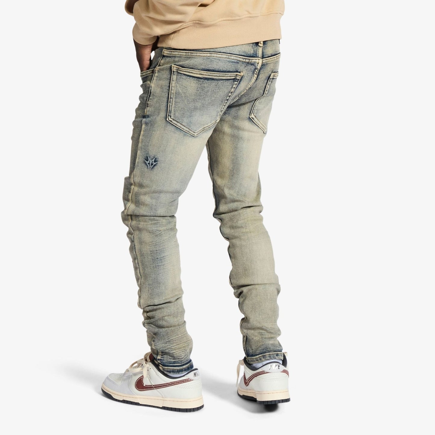 Melee Denim Saladin Jeans from On Time Fashions – jeans by House of Rio Holdings, Birmingham AL’s 1 fashion store and premier destination for streetwear, suits, kids fashion, and big & tall