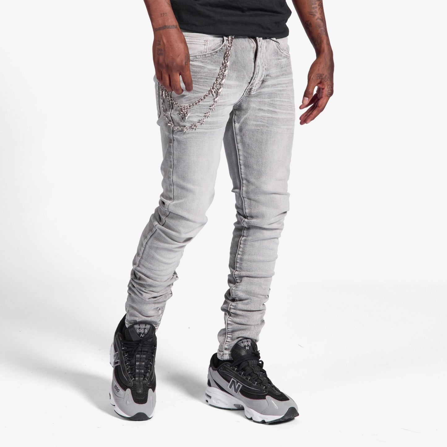 Melee Denim Siberia from On Time Fashions – jeans by House of Rio Holdings, Birmingham AL’s 1 fashion store and premier destination for streetwear, suits, kids fashion, and big & tall
