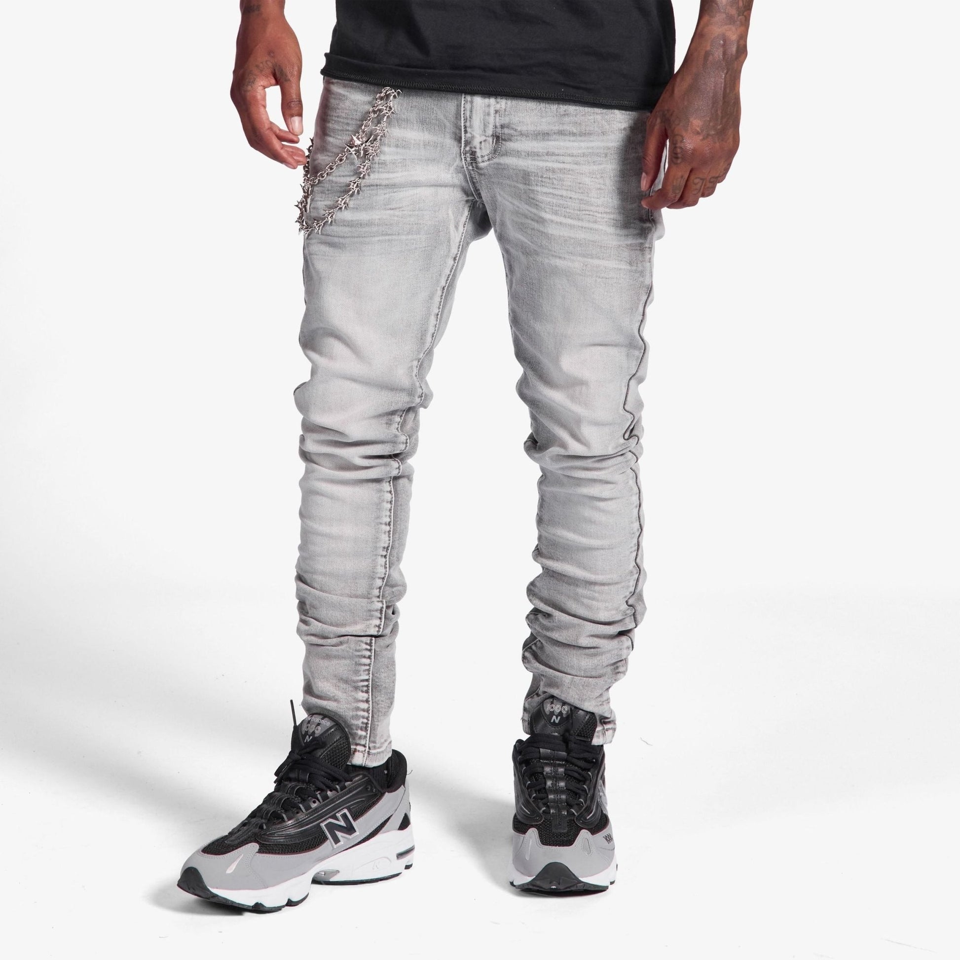 Melee Denim Siberia from On Time Fashions – jeans by House of Rio Holdings, Birmingham AL’s 1 fashion store and premier destination for streetwear, suits, kids fashion, and big & tall
