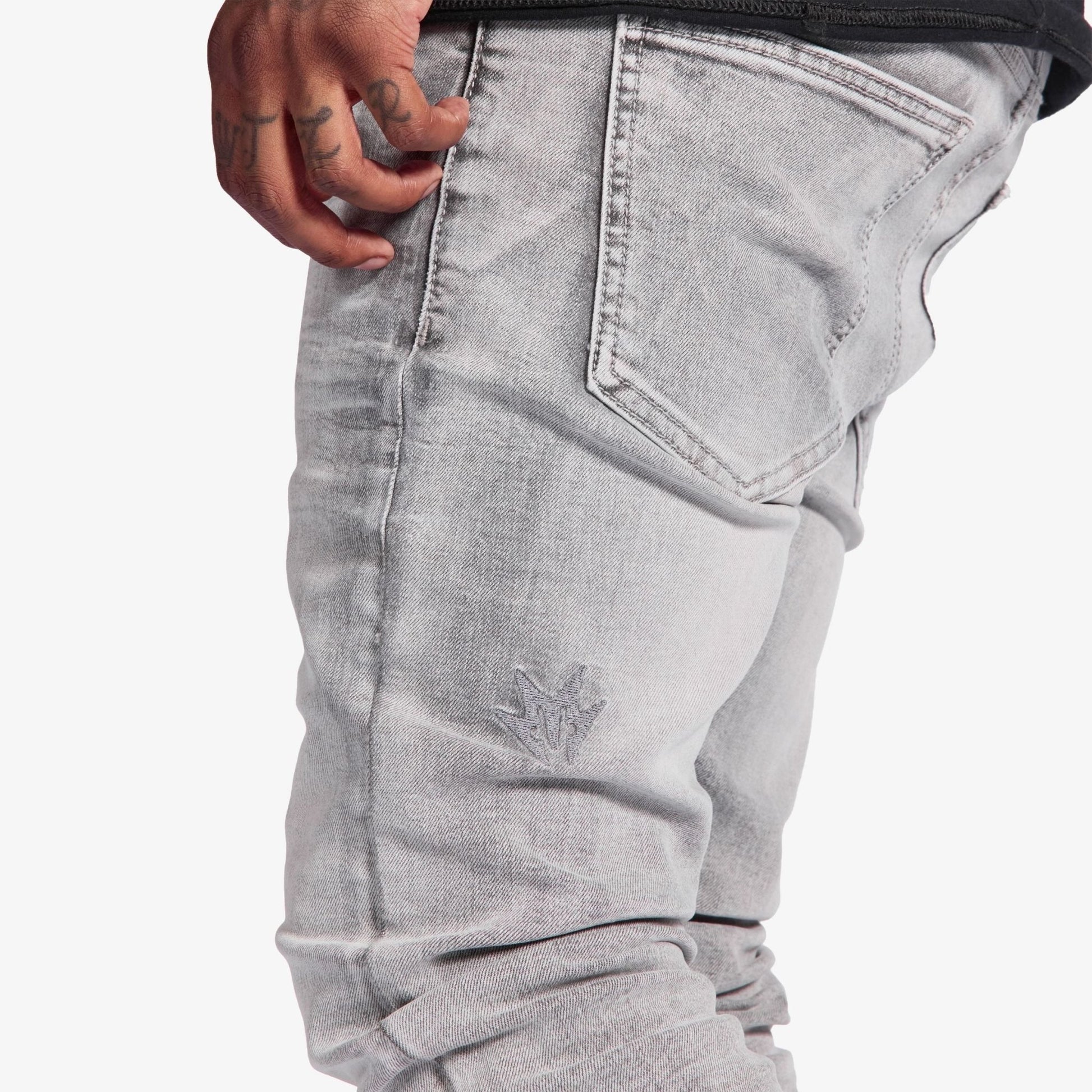 Melee Denim Siberia from On Time Fashions – jeans by House of Rio Holdings, Birmingham AL’s 1 fashion store and premier destination for streetwear, suits, kids fashion, and big & tall