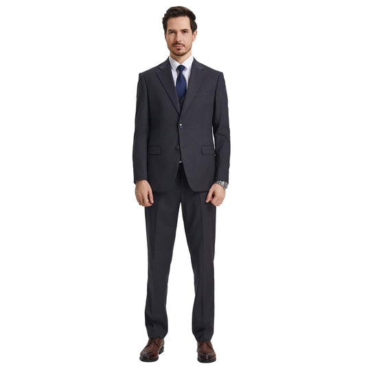 Men's Stacy Adams Hybrid-Fit 3pc Notch Lapel Suit Set, Jacket Vest and Pants from On Time Fashions – Mens-Suits by Stacy Adams, Birmingham AL’s 1 fashion store and premier destination for streetwear, suits, kids fashion, and big & tall