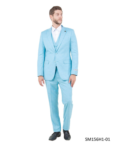 Mens Suit Solid by Stacy Adams from On Time Fashions – Mens-suit by Stacy Adams, Birmingham AL’s 1 fashion store and premier destination for streetwear, suits, kids fashion, and big & tall