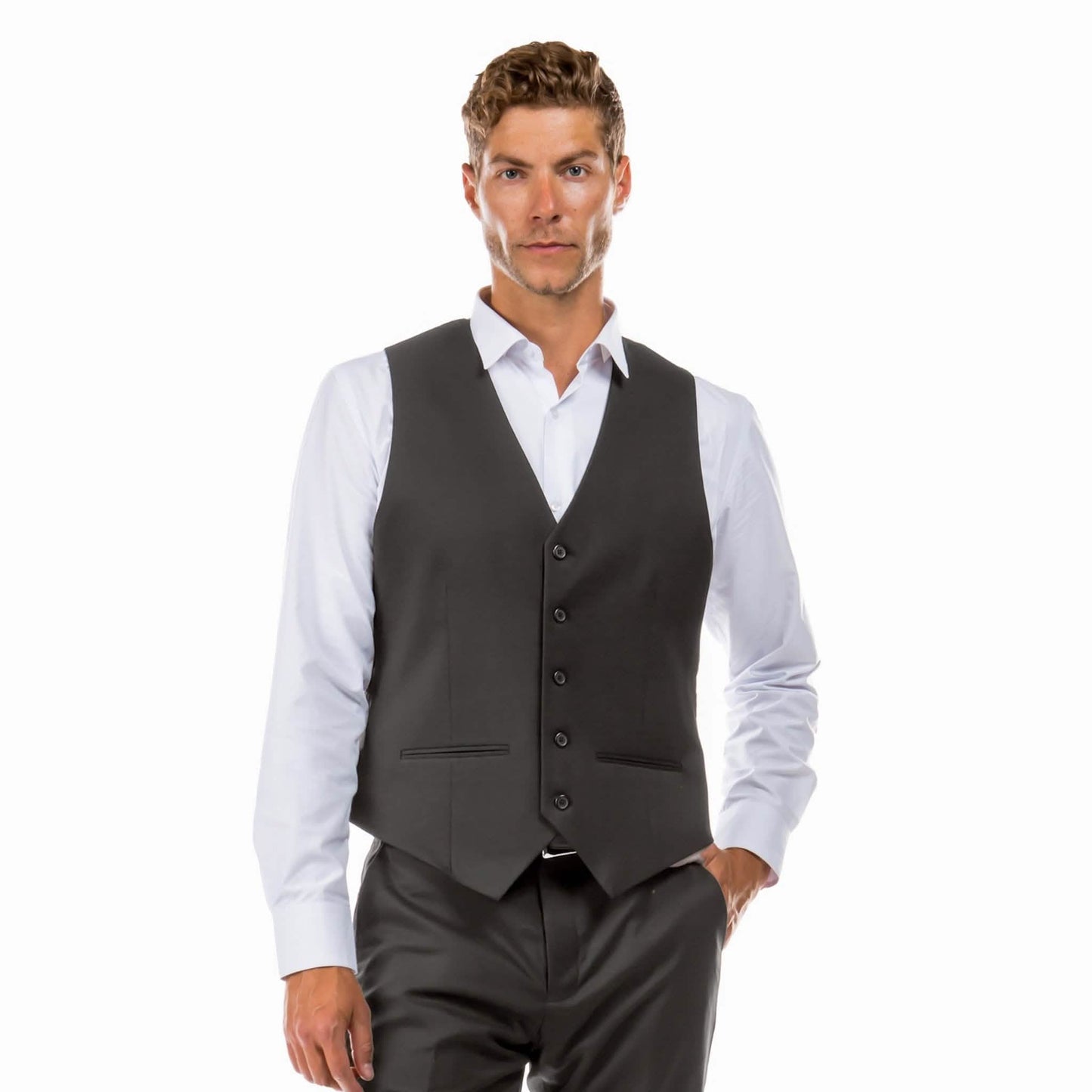 Men's Tailored - Fit Suits Separates Vest from On Time Fashions – Mens - Vest by Zegarie, Birmingham AL’s 1 fashion store and premier destination for streetwear, suits, kids fashion, and big & tall