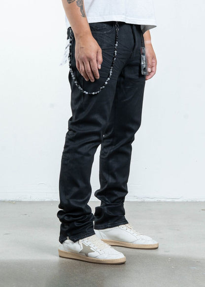 Midnight Black Slim Wax Denim from On Time Fashions – Jeans by Midnight Black, Birmingham AL’s 1 fashion store and premier destination for streetwear, suits, kids fashion, and big & tall