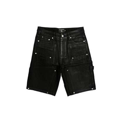 Mixed Emotion Worker Wax Shorts from On Time Fashions – Shorts by Mixed Emotion, Birmingham AL’s 1 fashion store and premier destination for streetwear, suits, kids fashion, and big & tall