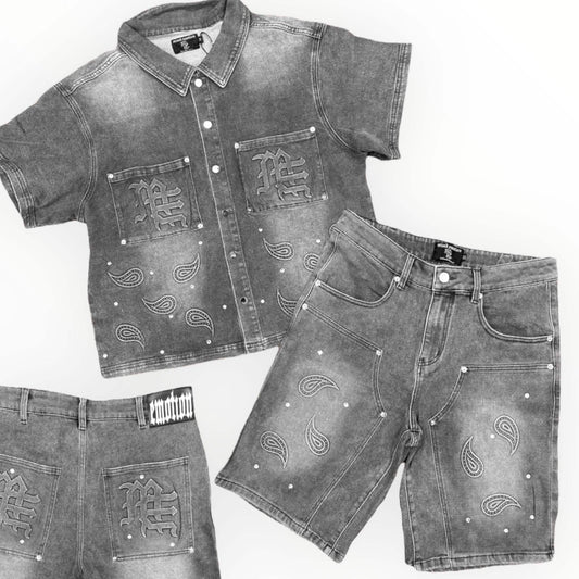 Mixed Emotions Paisley Set from On Time Fashions â€“ by On Time Fashions Birmingham, Birmingham ALâ€™s 1 fashion store and premier destination for streetwear, suits, kids fashion, and big & tall