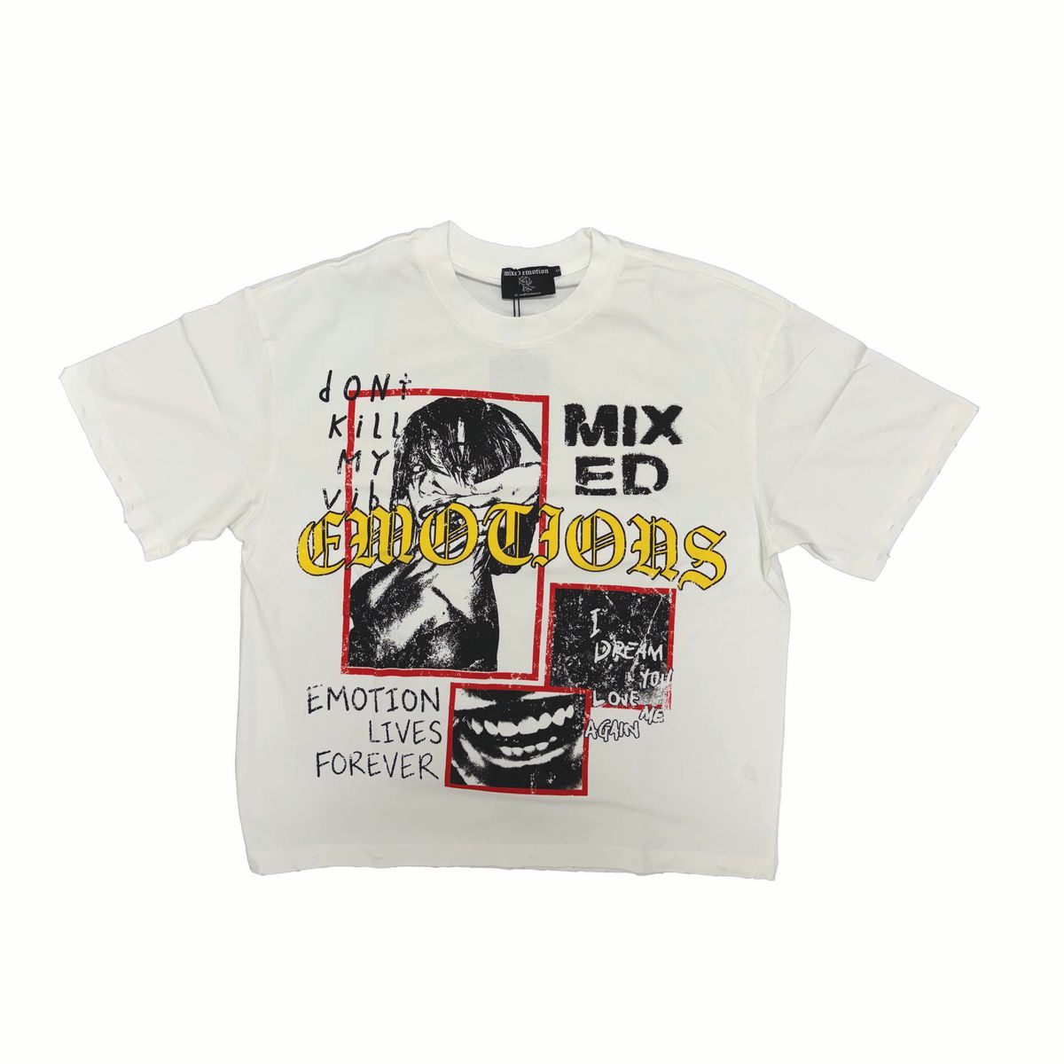 Mixed Emotion Forever Tee — White