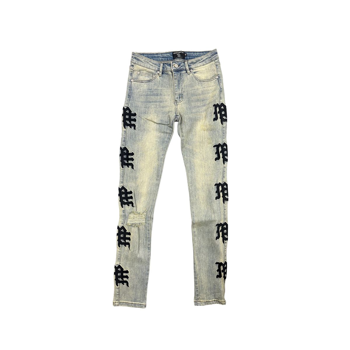 Mixed Emotion Monogram Denim