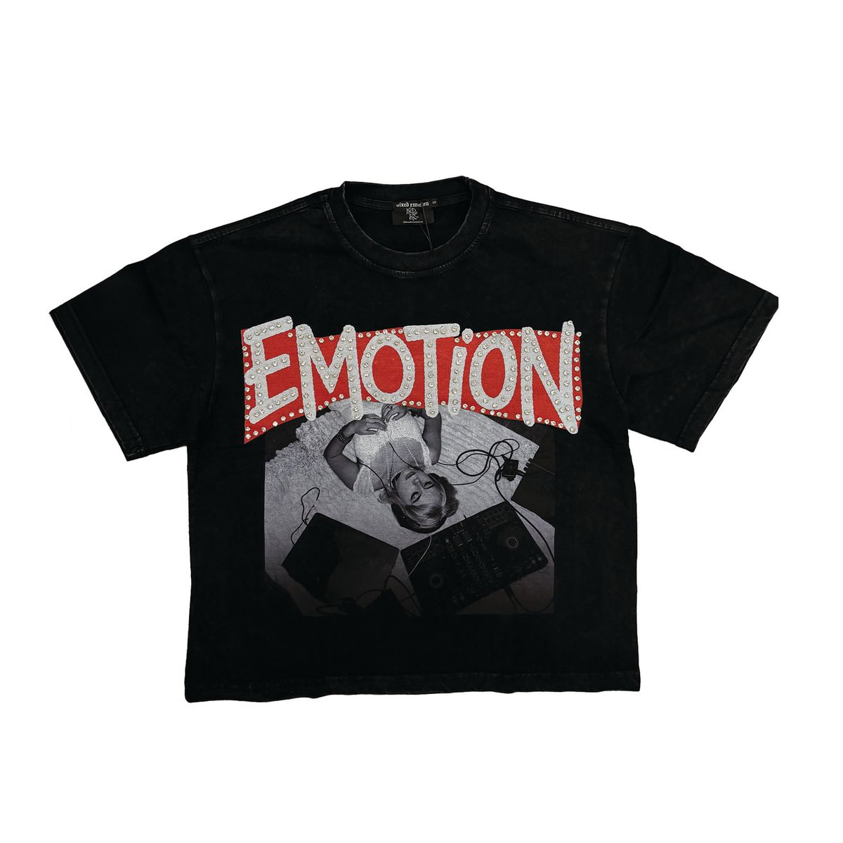 Mixed Emotion Tunes Tee — Black