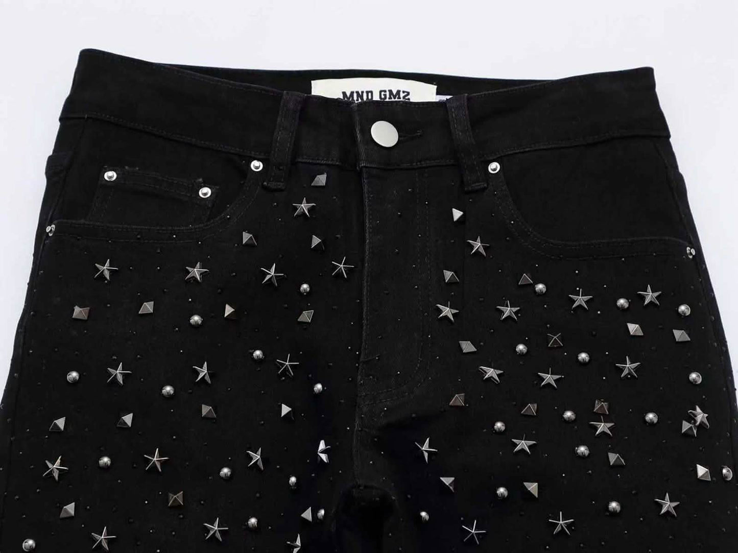 MND GMZ Star Studded from On Time Fashions – Jeans by MND GMZ, Birmingham AL’s 1 fashion store and premier destination for streetwear, suits, kids fashion, and big & tall