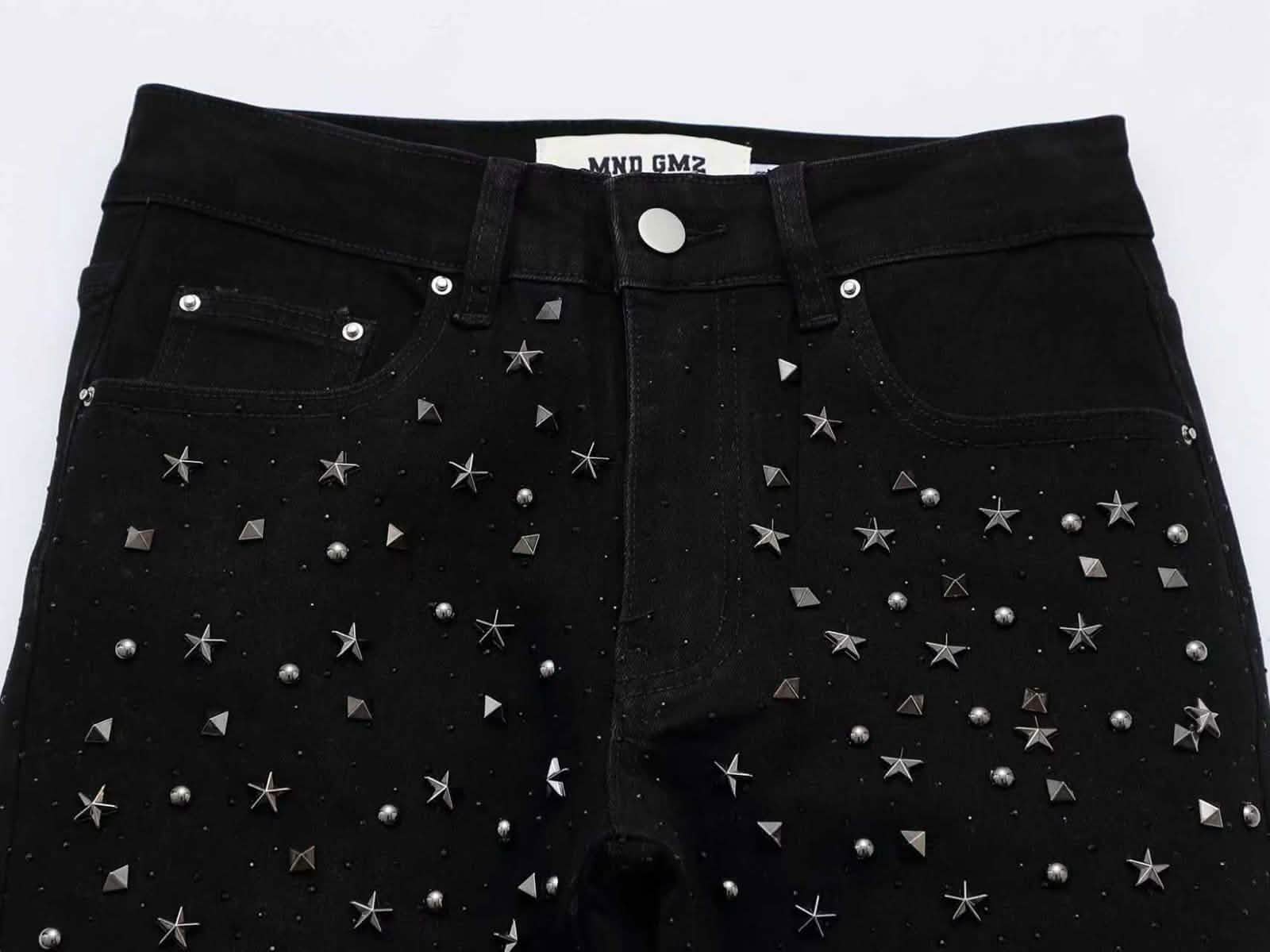 MND GMZ Star Studded from On Time Fashions – Jeans by MND GMZ, Birmingham AL’s 1 fashion store and premier destination for streetwear, suits, kids fashion, and big & tall