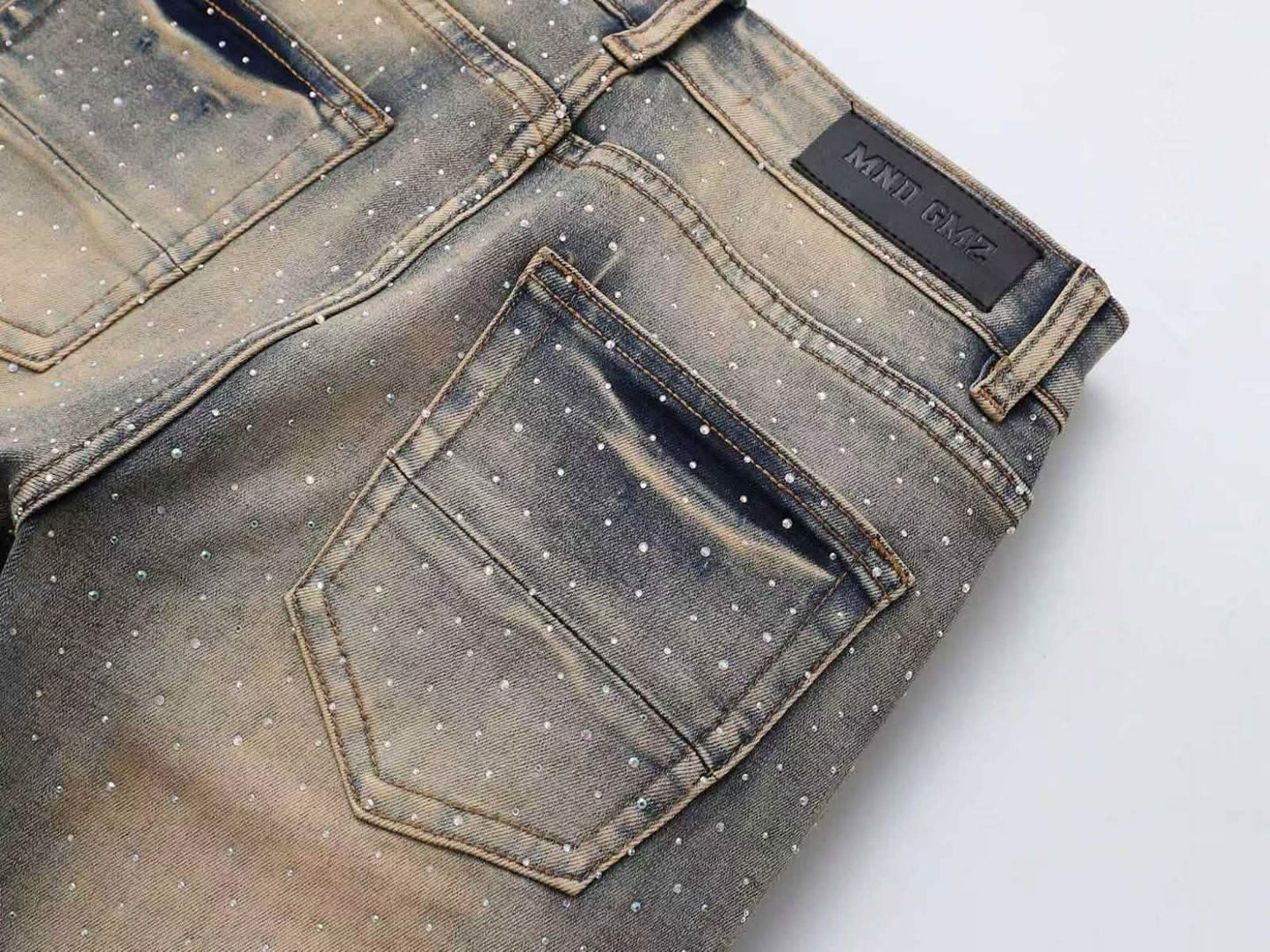 MND GMZ Star Studded from On Time Fashions – Jeans by MND GMZ, Birmingham AL’s 1 fashion store and premier destination for streetwear, suits, kids fashion, and big & tall
