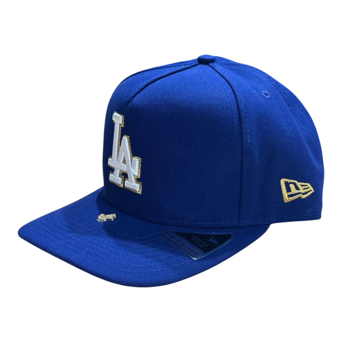 New Era Dodgers Visor Pin 9FIFTY A-Frame Snapback – Blue – alternate angle