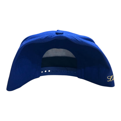 New Era Dodgers Visor Pin 9FIFTY A-Frame Snapback – Blue – rear snap closure