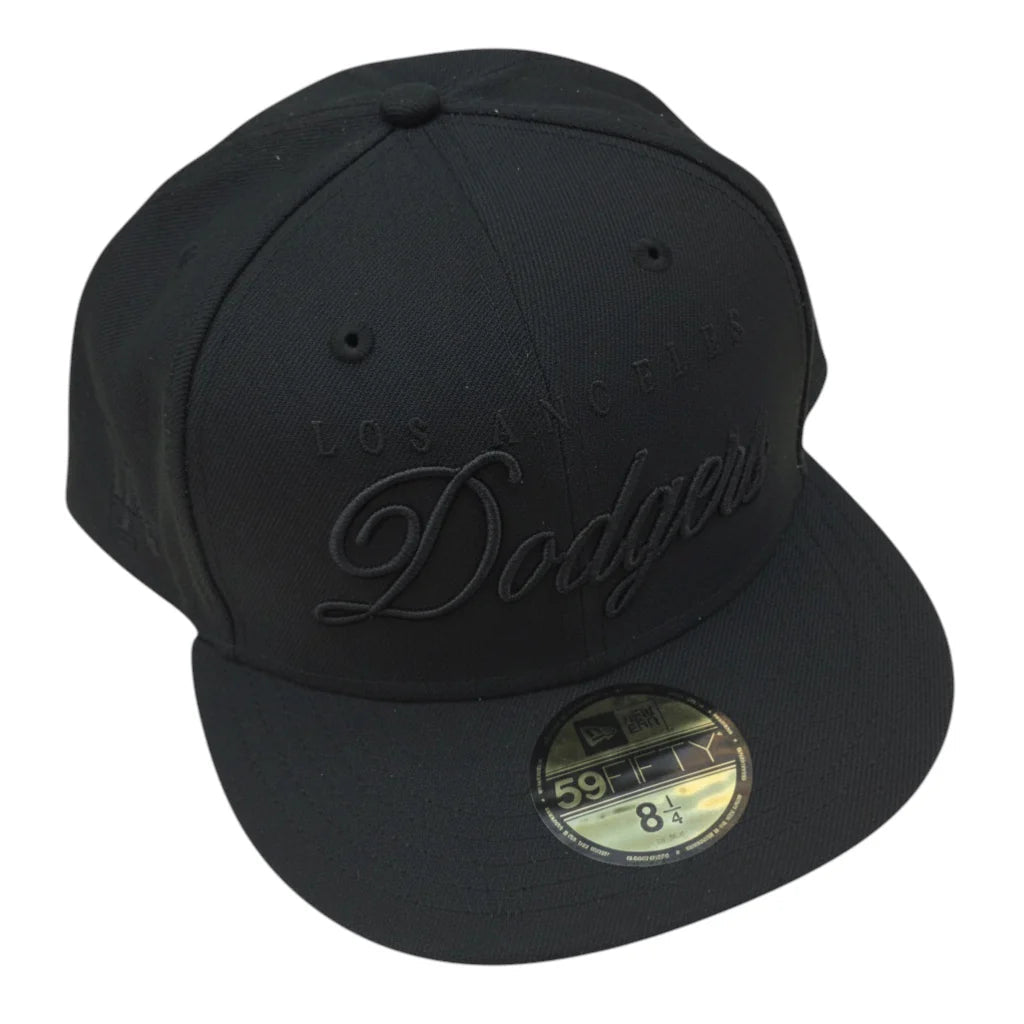 New Era 59Fifty Los Angeles Dodgers Scripted Fitted from On Time Fashions – Fitted Caps & Snapbacks by New Era, Birmingham AL’s 1 fashion store and premier destination for streetwear, suits, kids fashion, and big & tall