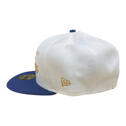 New Era 59Fifty Los Angeles Dodgers Scripted Fitted from On Time Fashions – Fitted Caps & Snapbacks by New Era, Birmingham AL’s 1 fashion store and premier destination for streetwear, suits, kids fashion, and big & tall