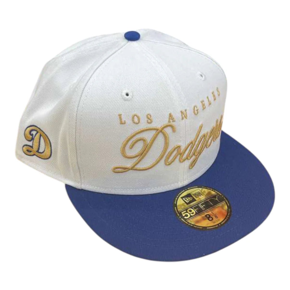 New Era 59Fifty Los Angeles Dodgers Scripted Fitted from On Time Fashions – Fitted Caps & Snapbacks by New Era, Birmingham AL’s 1 fashion store and premier destination for streetwear, suits, kids fashion, and big & tall