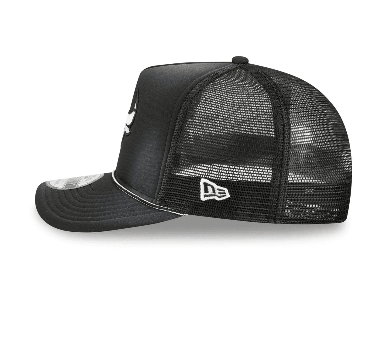 New Era 9Fifty A-Frame Chicago Bulls Washed Black Trucker from On Time Fashions – Fitted Caps & Snapbacks by New Era, Birmingham AL’s 1 fashion store and premier destination for streetwear, suits, kids fashion, and big & tall