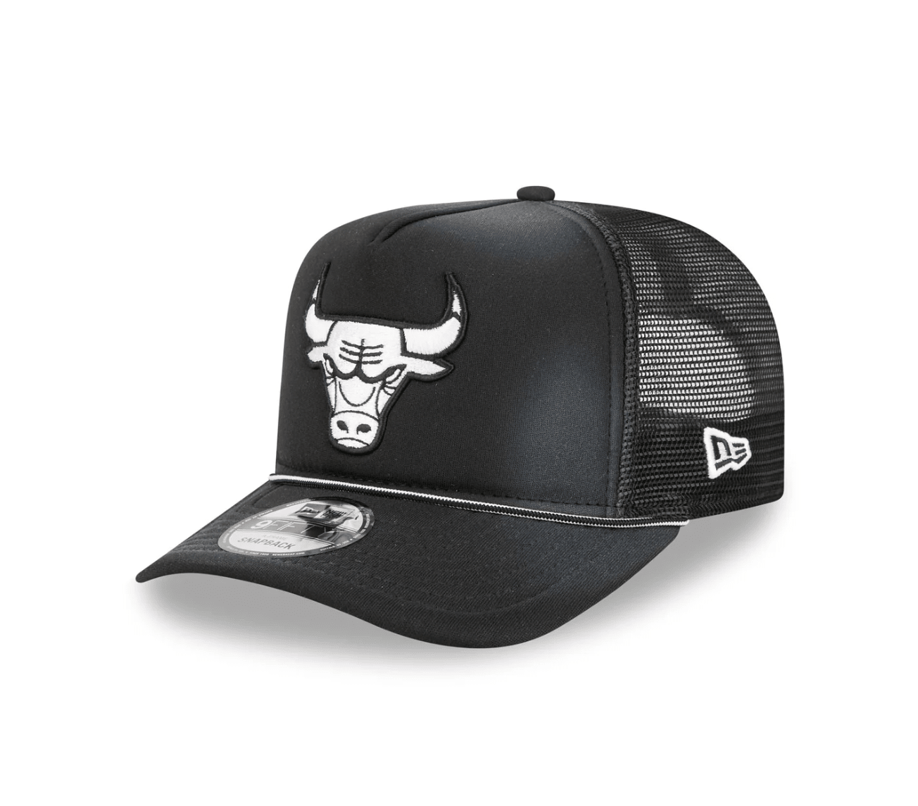 New Era 9Fifty A-Frame Chicago Bulls Washed Black Trucker from On Time Fashions – Fitted Caps & Snapbacks by New Era, Birmingham AL’s 1 fashion store and premier destination for streetwear, suits, kids fashion, and big & tall