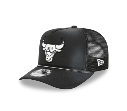New Era 9Fifty A-Frame Chicago Bulls Washed Black Trucker from On Time Fashions – Fitted Caps & Snapbacks by New Era, Birmingham AL’s 1 fashion store and premier destination for streetwear, suits, kids fashion, and big & tall