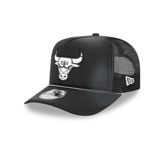 New Era 9Fifty A-Frame Chicago Bulls Washed Black Trucker from On Time Fashions – Fitted Caps & Snapbacks by New Era, Birmingham AL’s 1 fashion store and premier destination for streetwear, suits, kids fashion, and big & tall