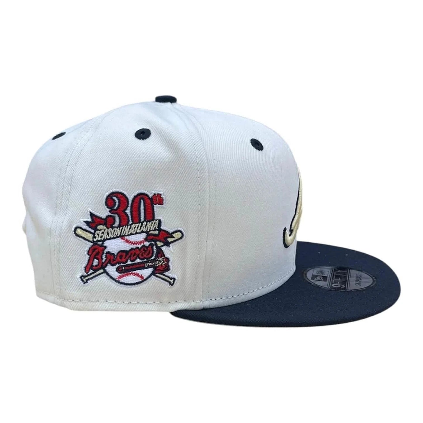 New Era 9Fifty Atlanta Braves Mascot Pin Snapback from On Time Fashions – Fitted Caps & Snapbacks by New Era, Birmingham AL’s 1 fashion store and premier destination for streetwear, suits, kids fashion, and big & tall
