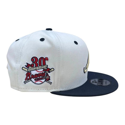 New Era 9Fifty Atlanta Braves Mascot Pin Snapback from On Time Fashions – Fitted Caps & Snapbacks by New Era, Birmingham AL’s 1 fashion store and premier destination for streetwear, suits, kids fashion, and big & tall