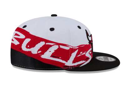 New Era 9Fifty Chicago Bulls Swept Snapback from On Time Fashions – Fitted Caps & Snapbacks by New Era, Birmingham AL’s 1 fashion store and premier destination for streetwear, suits, kids fashion, and big & tall