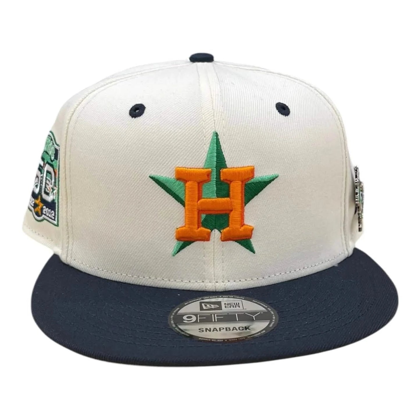 New Era 9Fifty Houston Astros Mascot Pin Snapback from On Time Fashions – Fitted Caps & Snapbacks by New Era, Birmingham AL’s 1 fashion store and premier destination for streetwear, suits, kids fashion, and big & tall