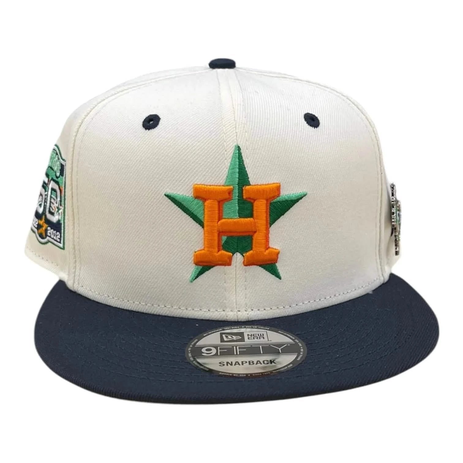 New Era 9Fifty Houston Astros Mascot Pin Snapback from On Time Fashions – Fitted Caps & Snapbacks by New Era, Birmingham AL’s 1 fashion store and premier destination for streetwear, suits, kids fashion, and big & tall