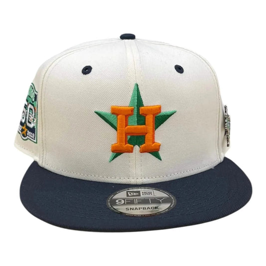 New Era 9Fifty Houston Astros Mascot Pin Snapback from On Time Fashions – Fitted Caps & Snapbacks by New Era, Birmingham AL’s 1 fashion store and premier destination for streetwear, suits, kids fashion, and big & tall