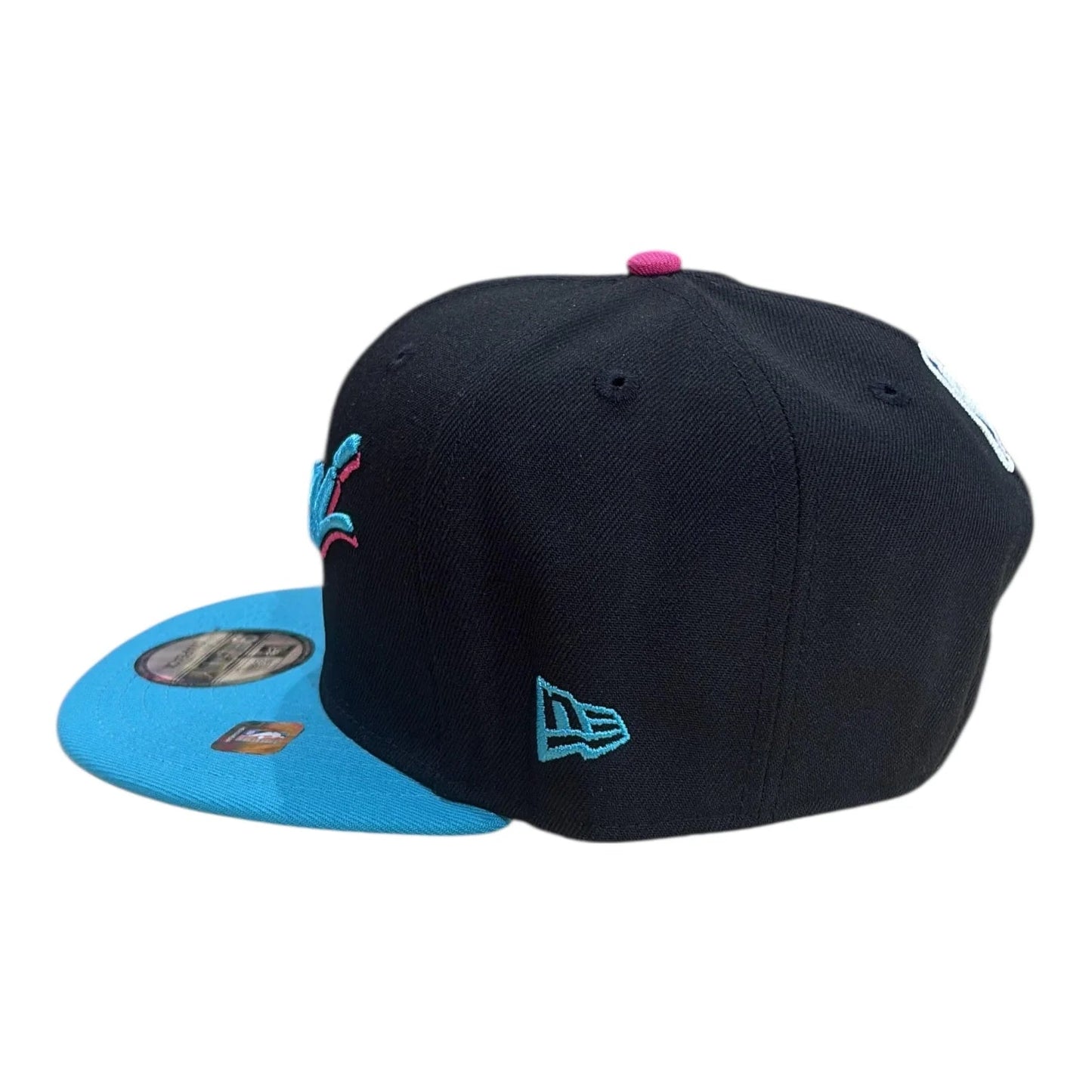 New Era 9Fifty NBA '25 City Edition Miami Heat Snapback from On Time Fashions – Fitted Caps & Snapbacks by New Era, Birmingham AL’s 1 fashion store and premier destination for streetwear, suits, kids fashion, and big & tall