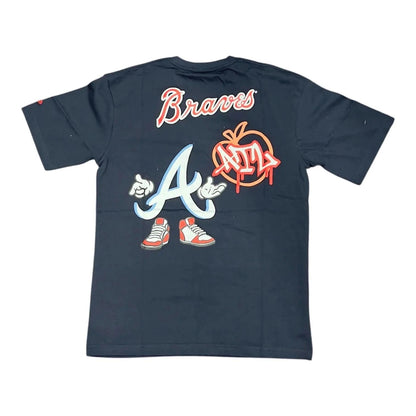 New Era Atlanta Braves Lifestyle Graphic Tee from On Time Fashions – tee by New Era, Birmingham AL’s 1 fashion store and premier destination for streetwear, suits, kids fashion, and big & tall