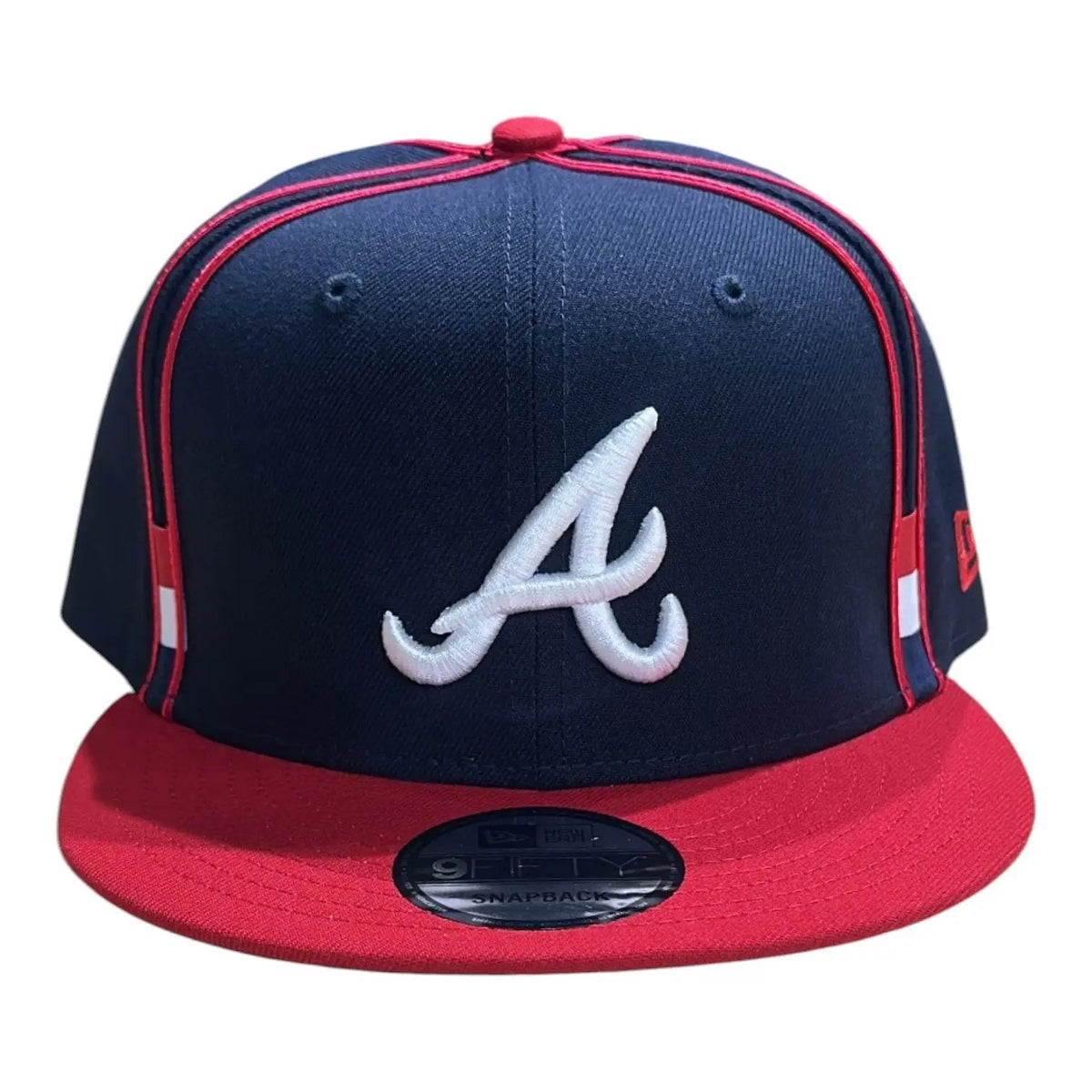 New Era Atlanta Braves Soutache 9FIFTY Snapback – Navy/Red