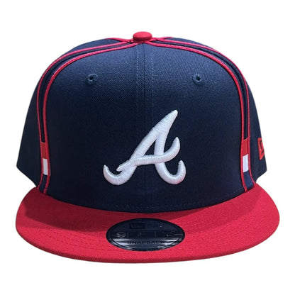 New Era Atlanta Braves Soutache 9FIFTY Snapback – Navy/Red